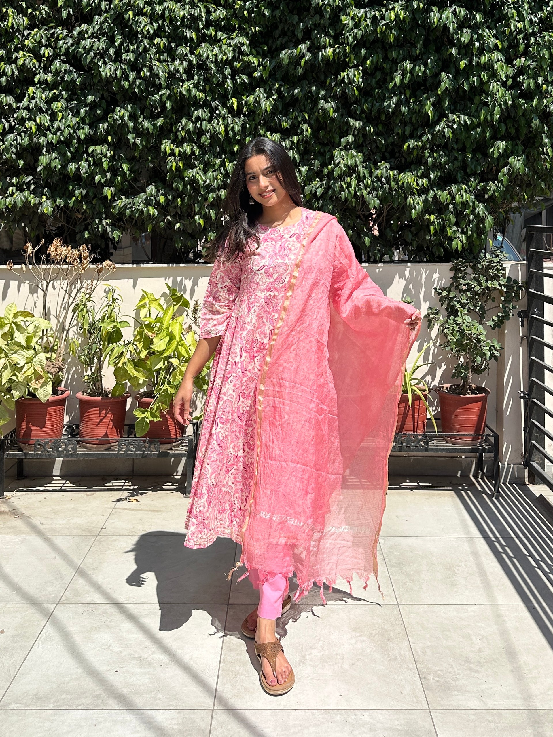 Pinkoi Anarkali Set