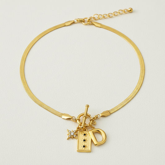 Gold Plated Charm Anti Tarnish Necklace