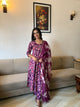 Zariya Berry Bloom Anarkali Set