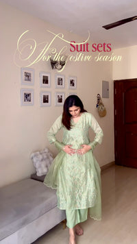 Megha Green Festive Suit