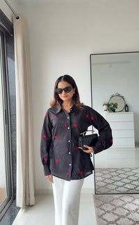 Hearty Knots Cotton Shirt