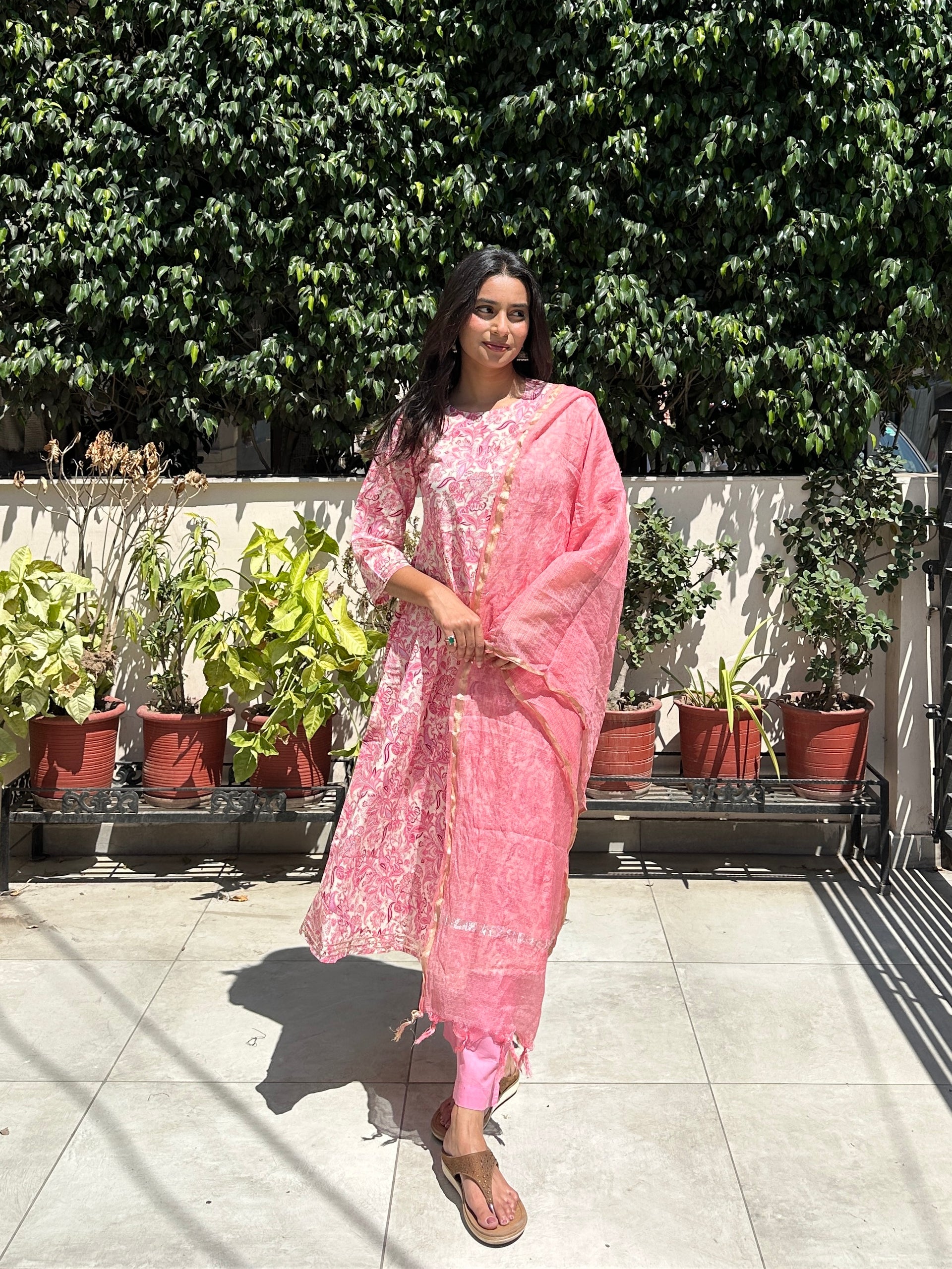 Pinkoi Anarkali Set