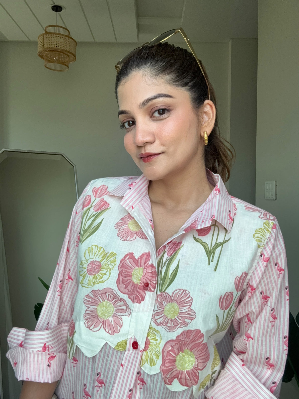 Florence Flamingo Shirt