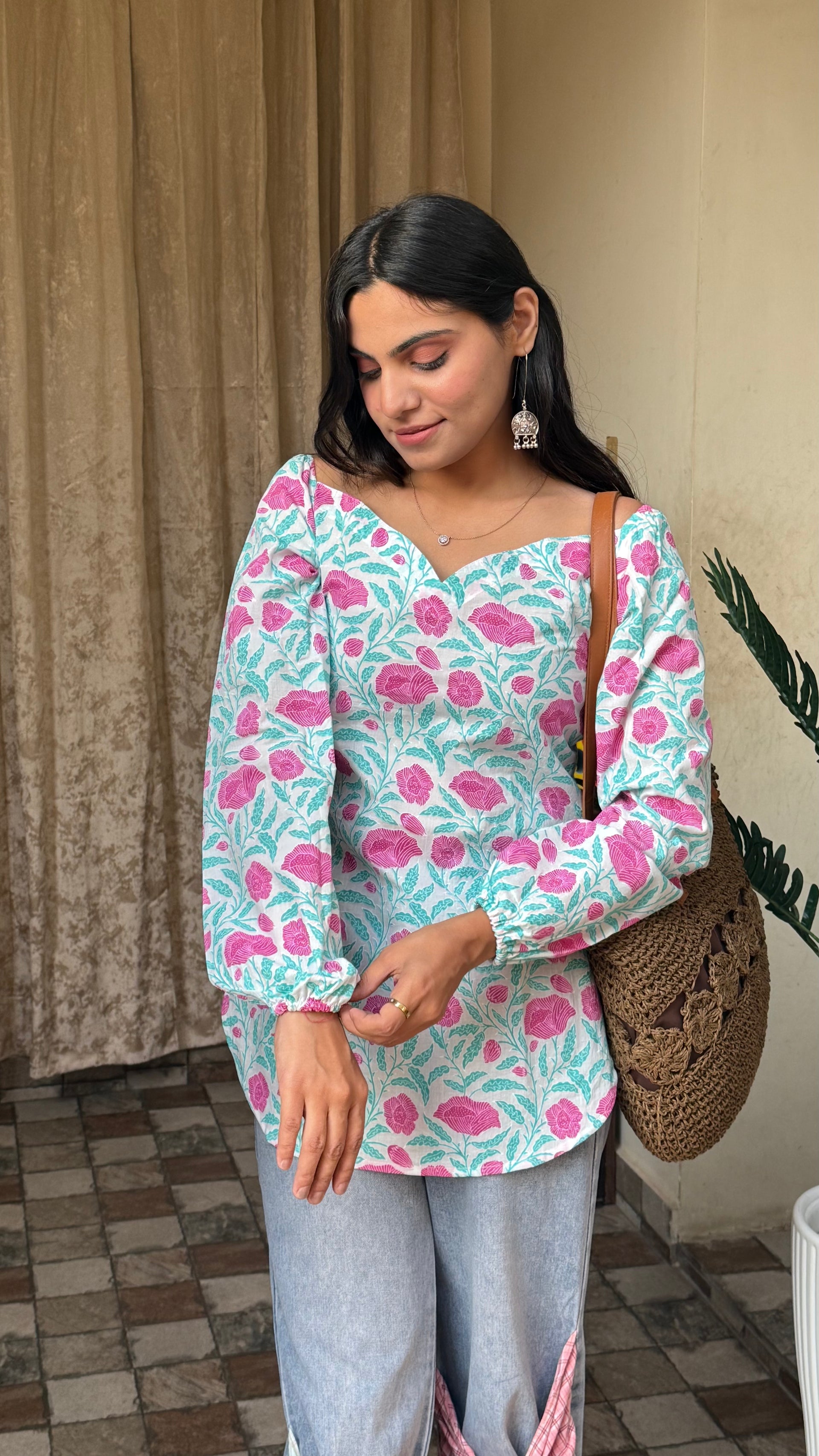 Ira Pure Cotton Ethnic Top