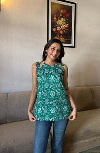 Kaira Top with Back Knots Pure Cotton