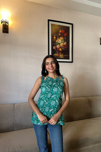 Kaira Top with Back Knots Pure Cotton