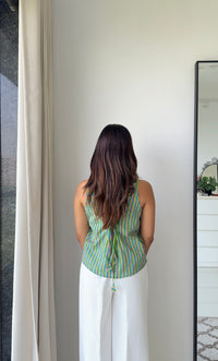 Green Stripes Shirt
