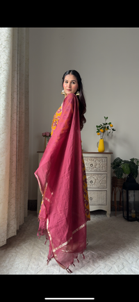 Apsara Pure Cotton Anarkali Suit Set