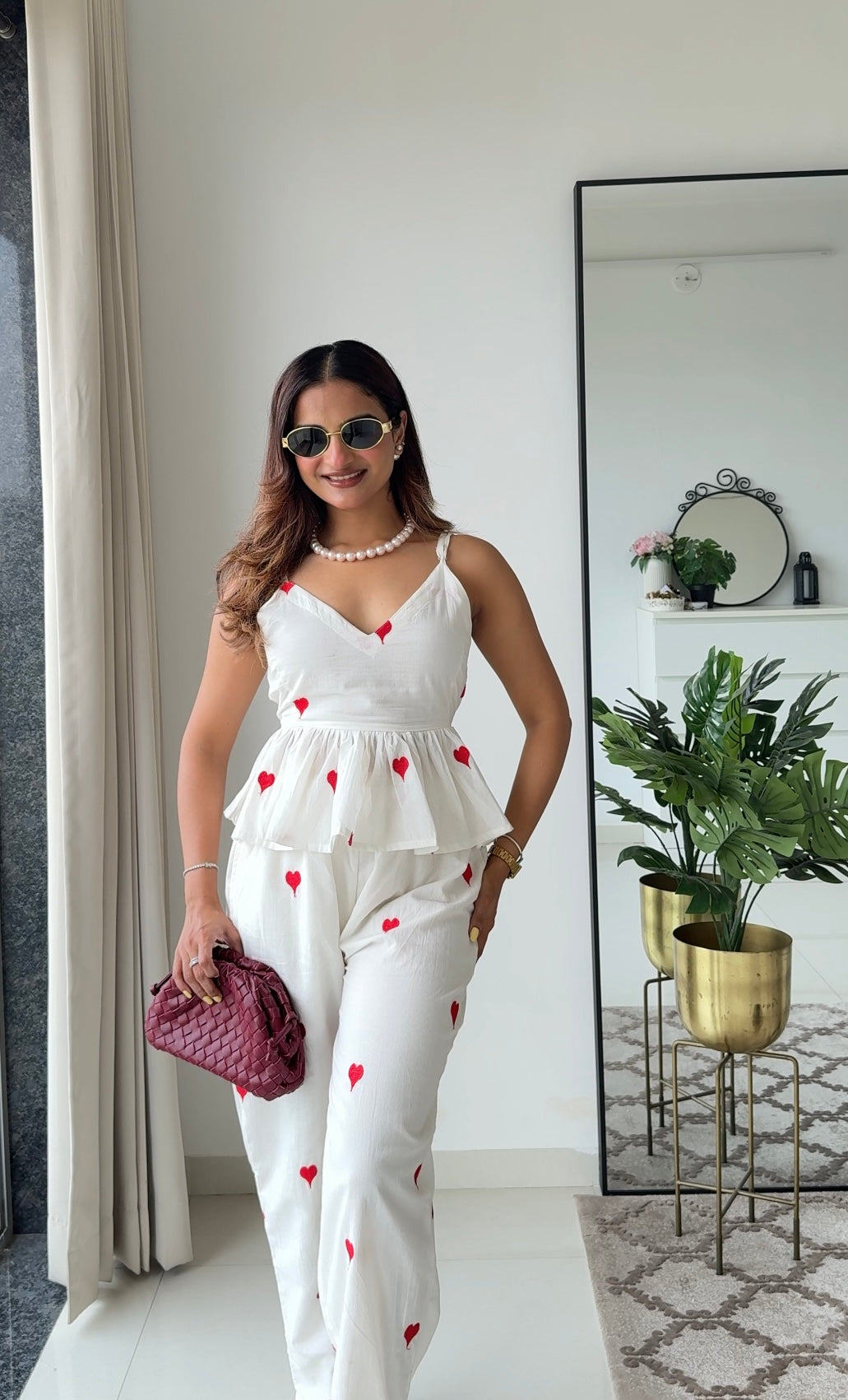 Adore Me More White Pure Cotton Co-ord Set