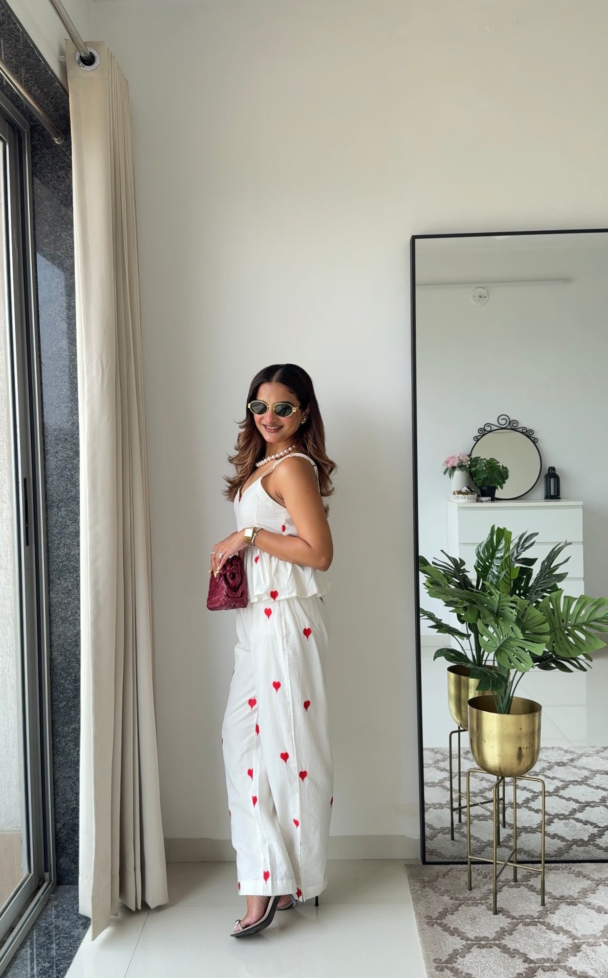 Adore Me More White Pure Cotton Co-ord Set