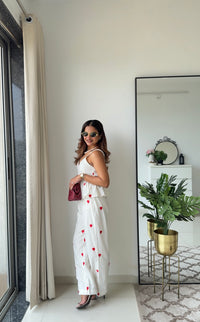 Adore Me More White Pure Cotton Co-ord Set