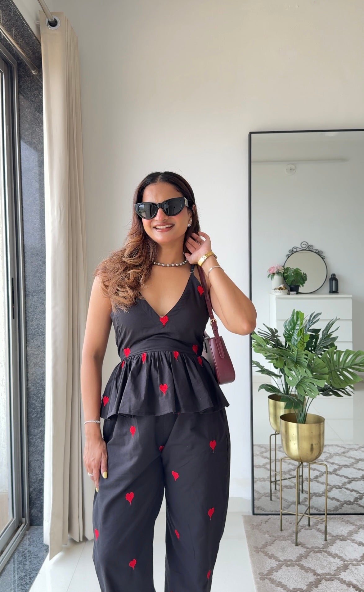 Adore Me More Pure Cotton Black Co-ord Set