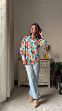 Basanti Bahar Cotton Shirt