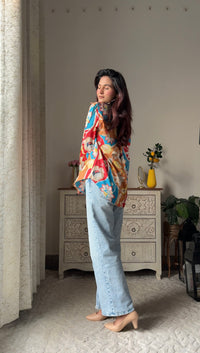 Blush Sunset Cotton Shirt