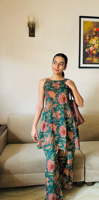 Saisha Floral Cotton Coord Set