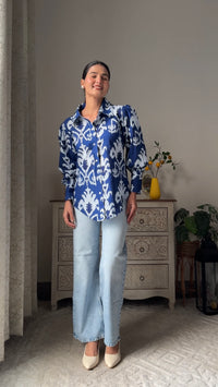 Ikkat Print Shirt