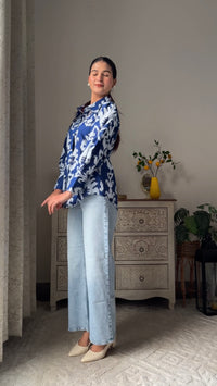 Ikkat Print Shirt
