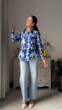 Ikkat Print Shirt