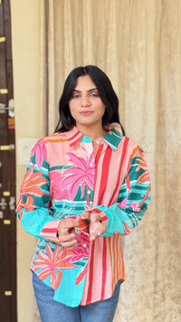 Printed Cotton Shirt for Summer