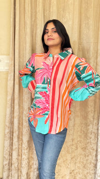 Printed Cotton Shirt for Summer