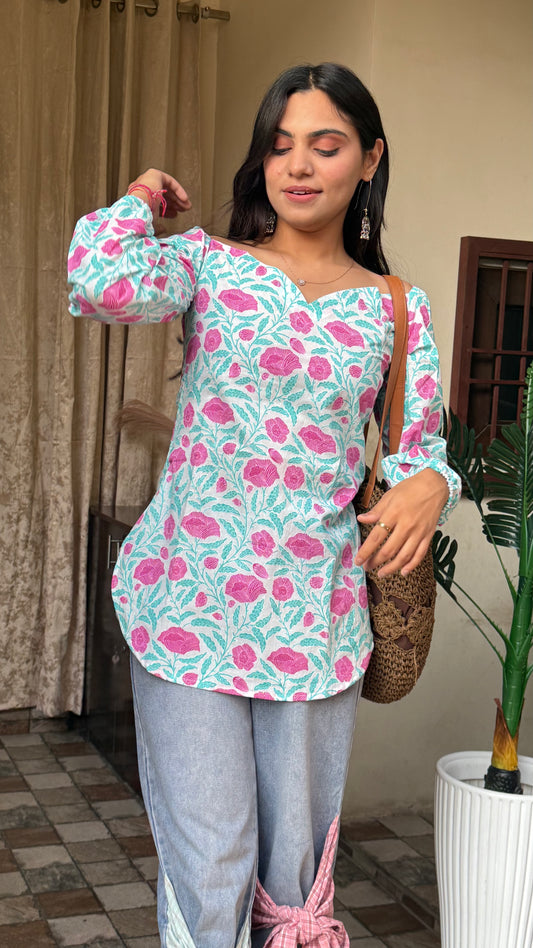 Ira Pure Cotton Ethnic Top