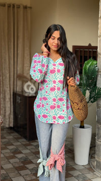 Ira Pure Cotton Ethnic Top