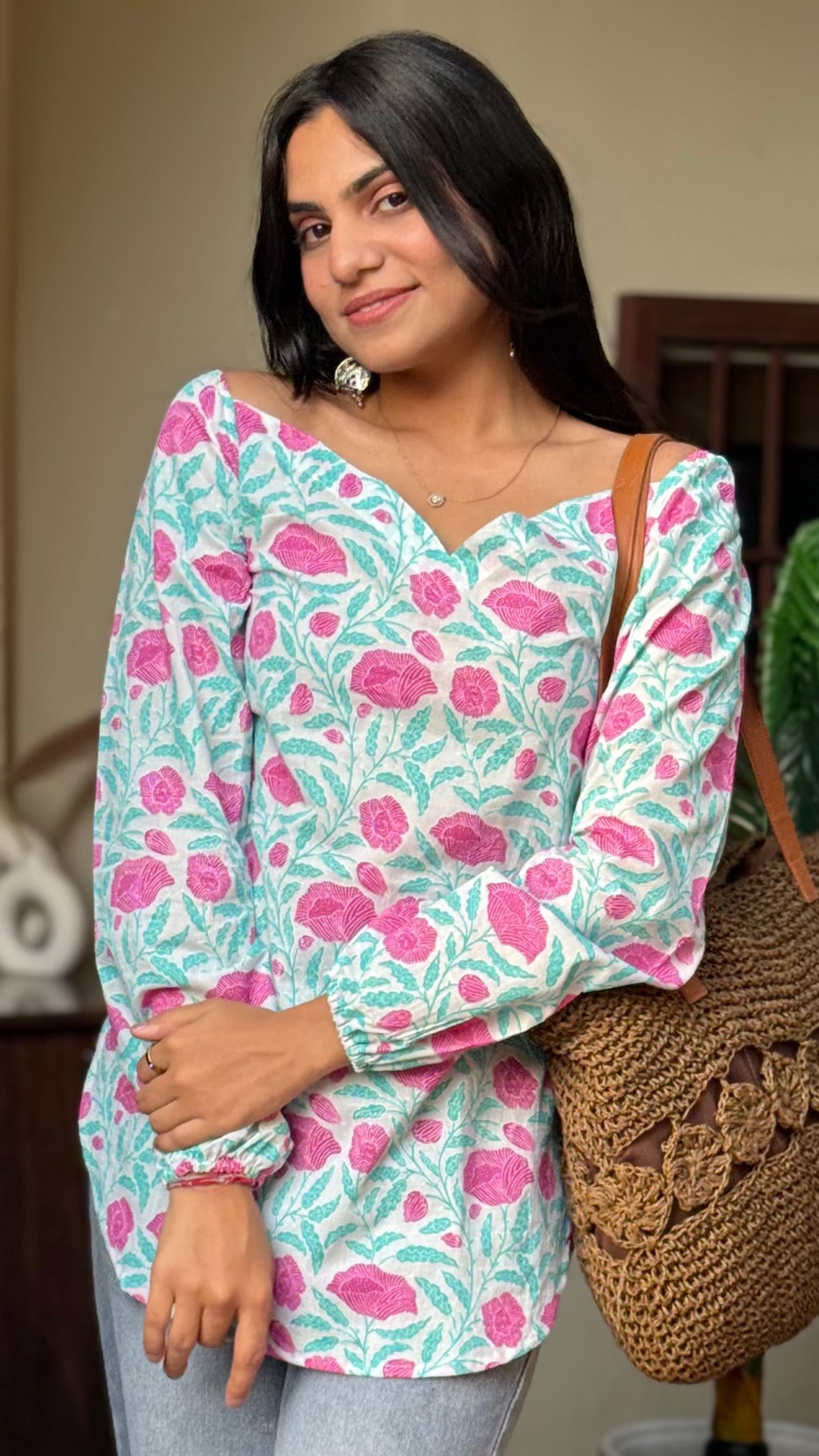 Ira Pure Cotton Ethnic Top