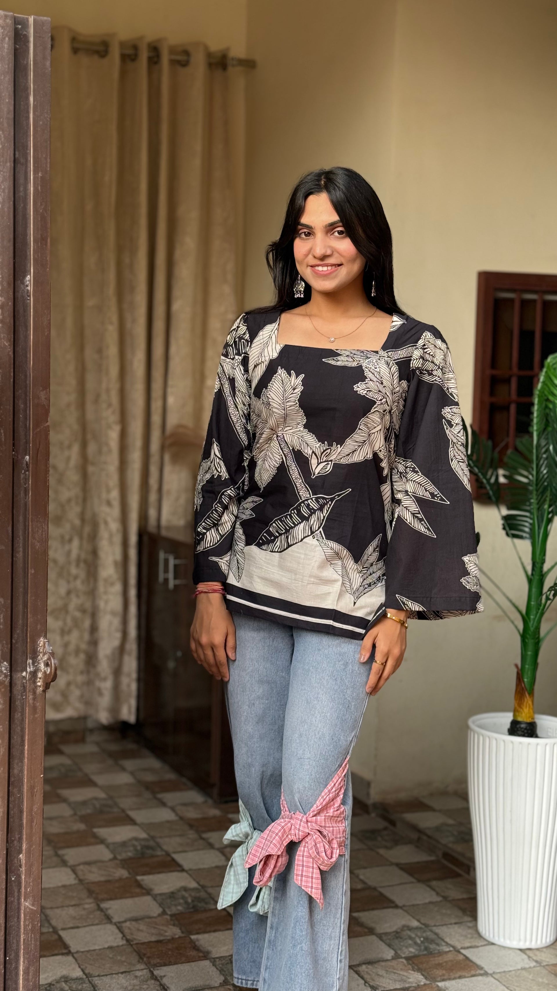 Harnoor Pure Cotton Ethnic Top