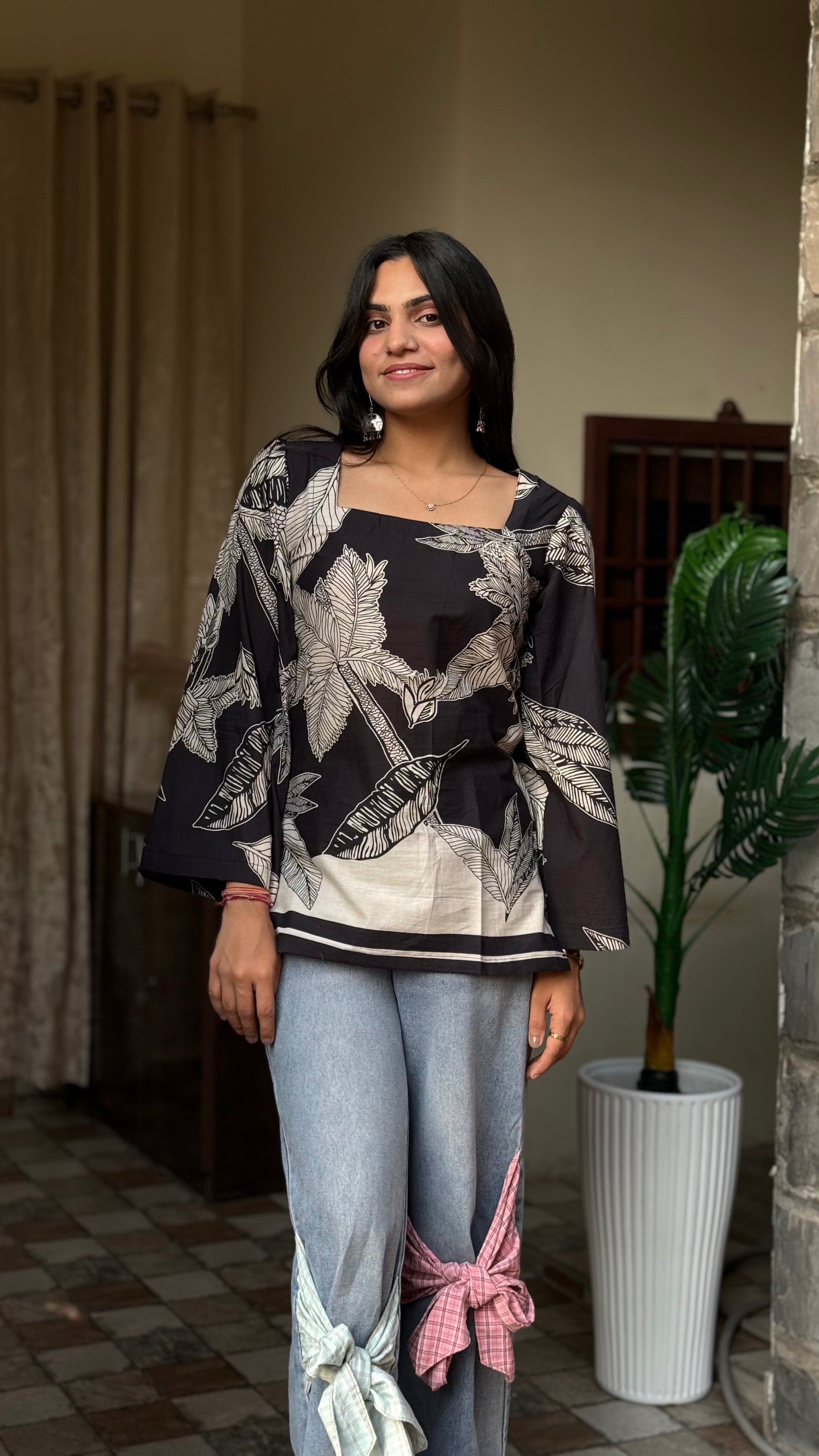 Harnoor Pure Cotton Ethnic Top