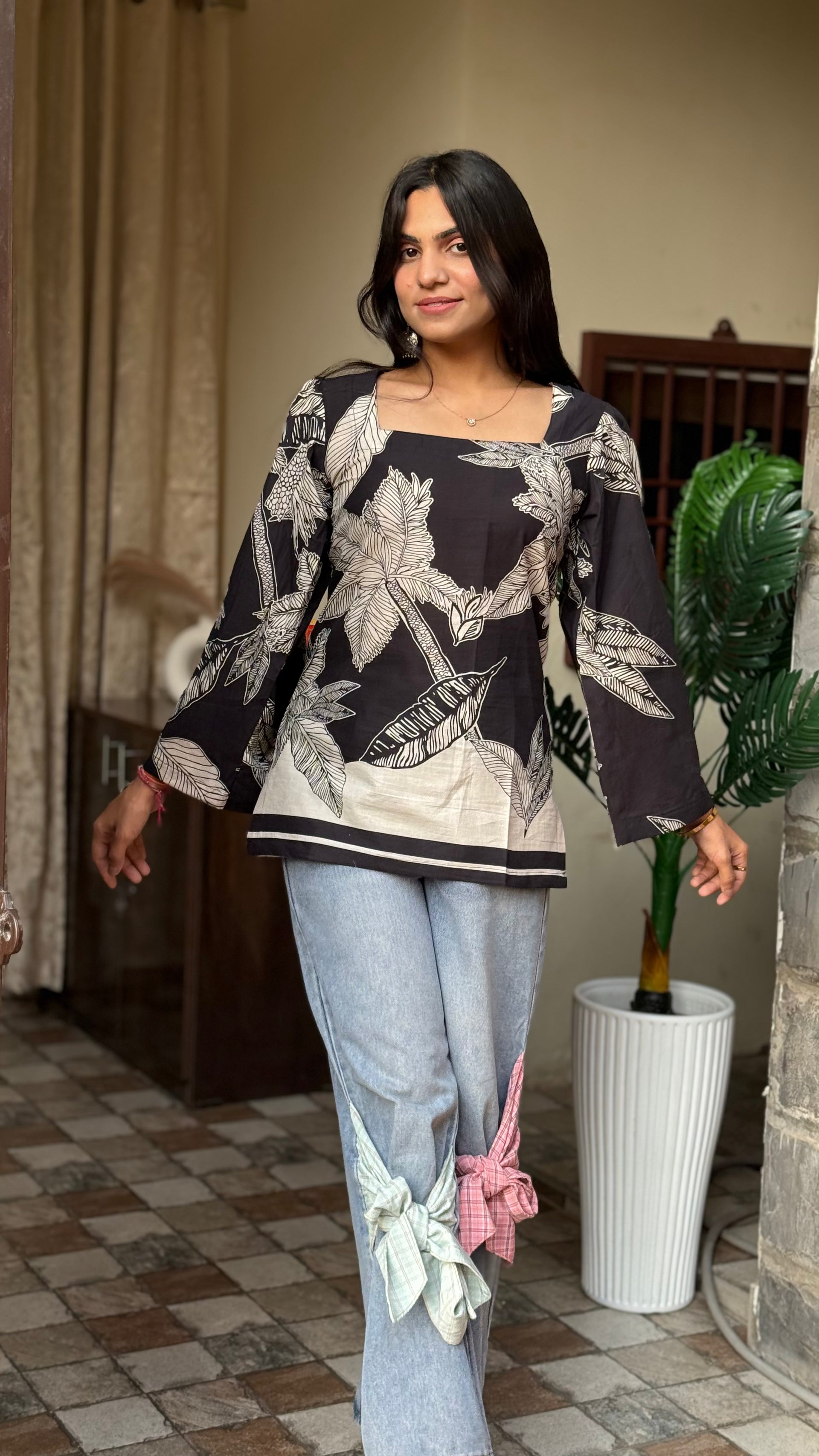 Harnoor Pure Cotton Ethnic Top