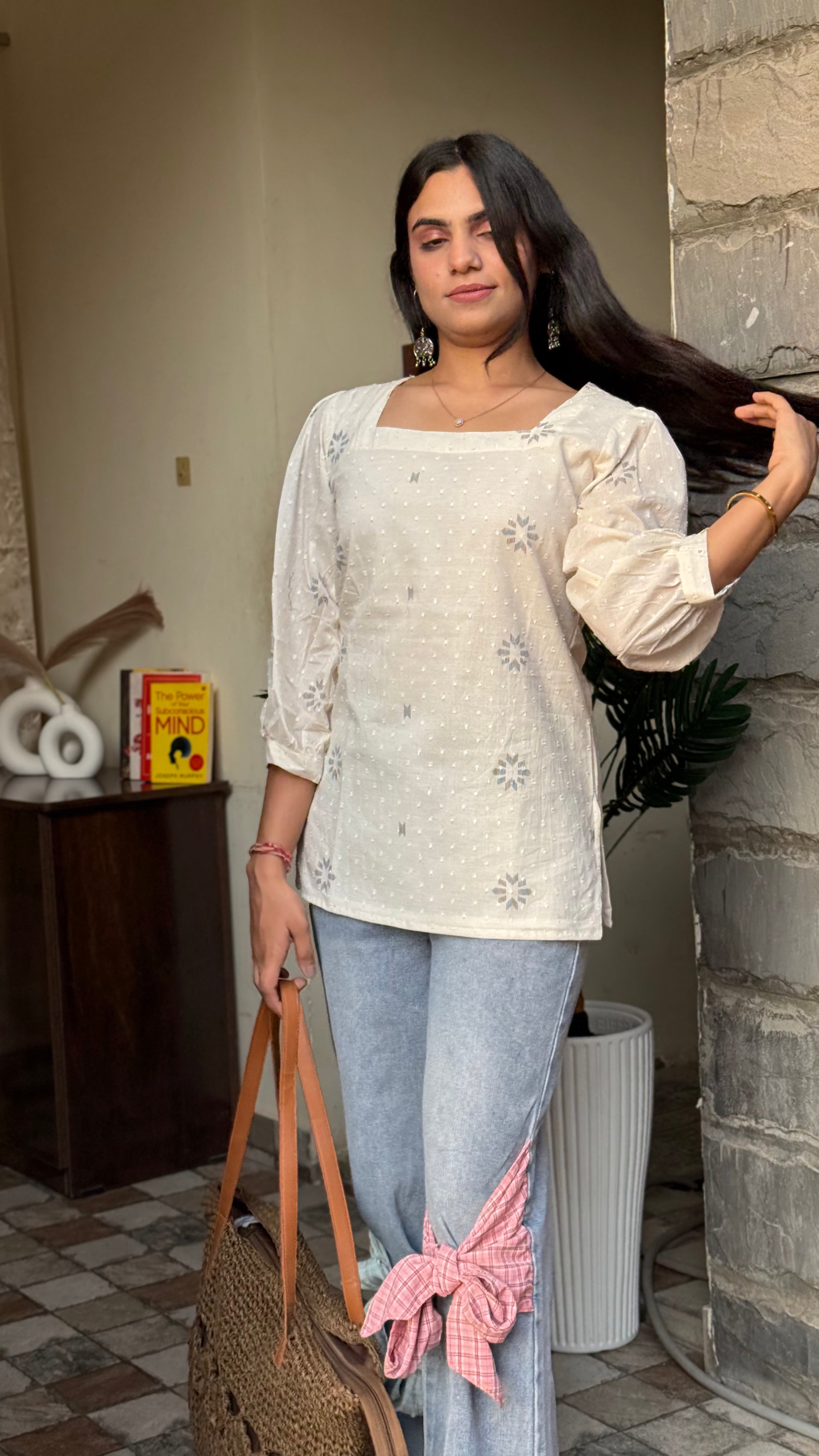 Saanvi Pure Cotton Ethnic Top