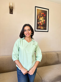Green - Relax Fit Cotton Top