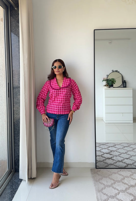 Blushberry Cotton Top