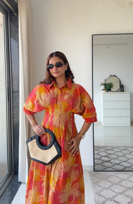 Citrina Cotton Dress