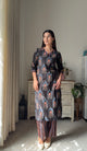 Midnight Jharokha Kurta Set