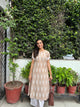 Prithvi Ikat Beige Cotton Kurta Set