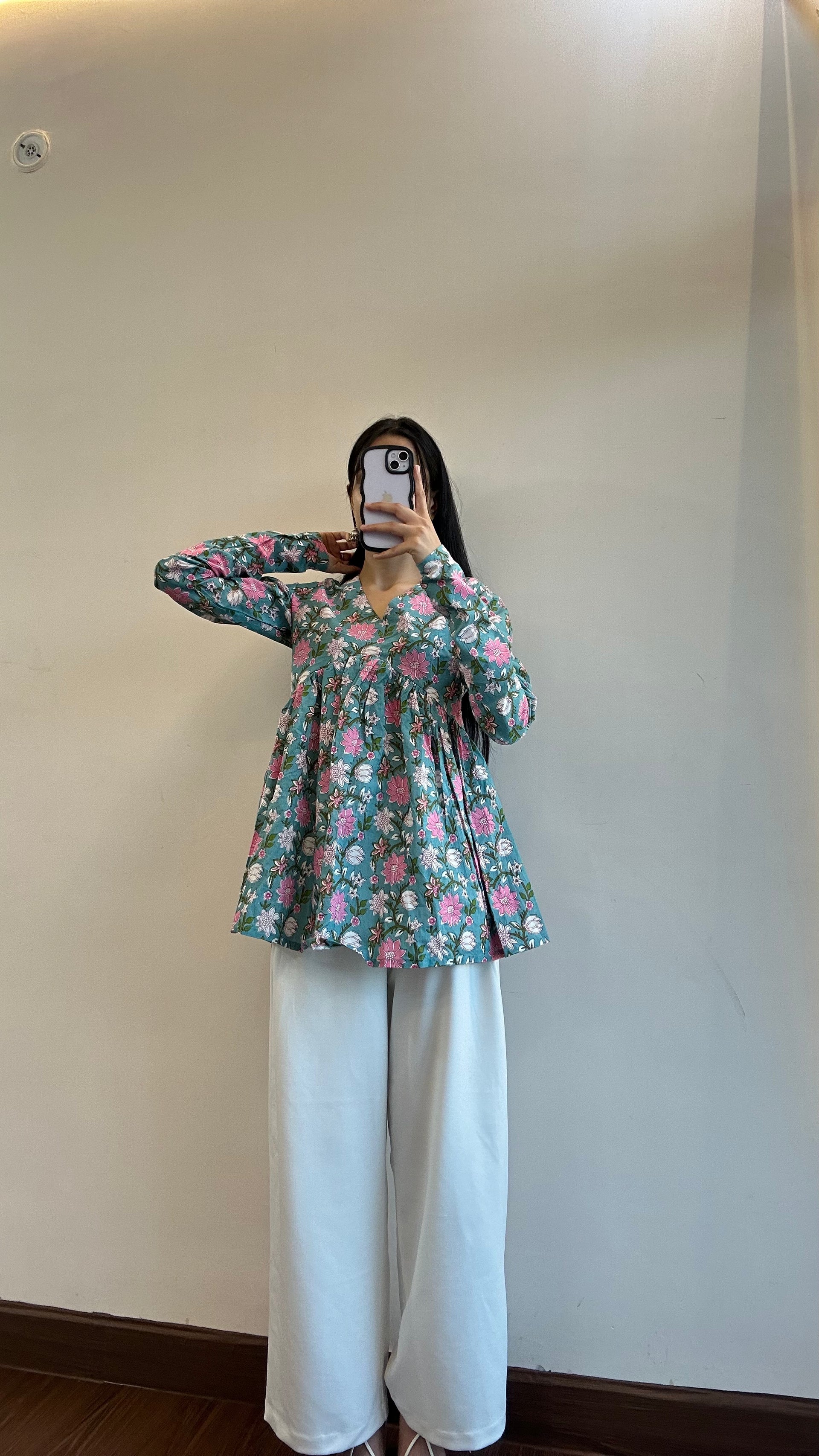 Meher Full Sleeves  Cotton Top
