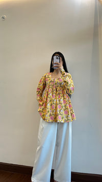 Vasanti Full Sleeves Cotton Top