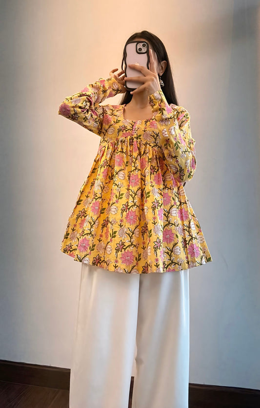 Vasanti Full Sleeves Cotton Top