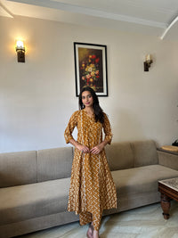 Rove Mustard Kurta Set