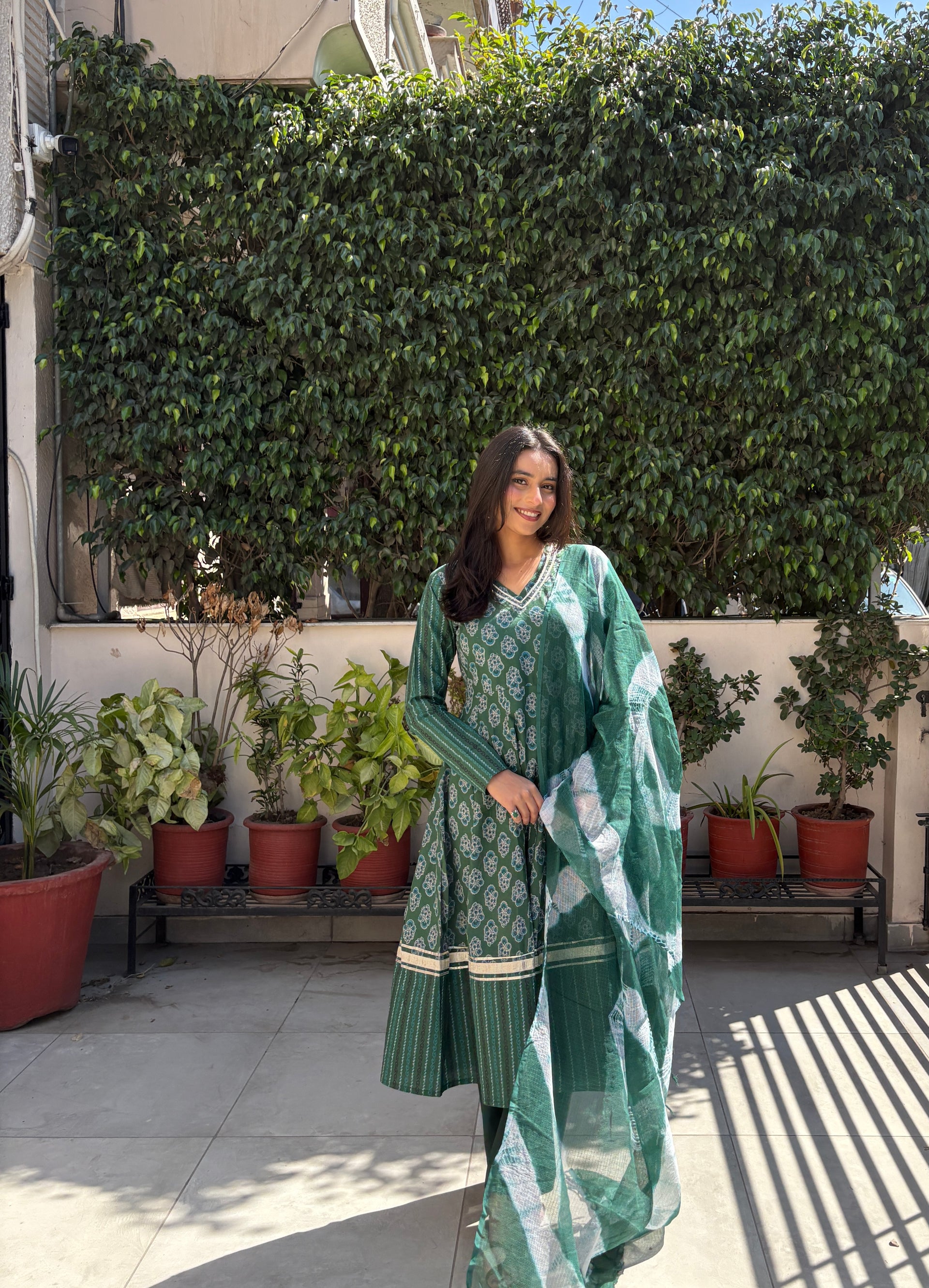 Zarmina Anarkali Set