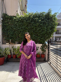 Mauveera Anarkali Set