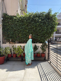 Firdaus Cotton Anarkali Set