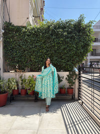 Firdaus Cotton Anarkali Set