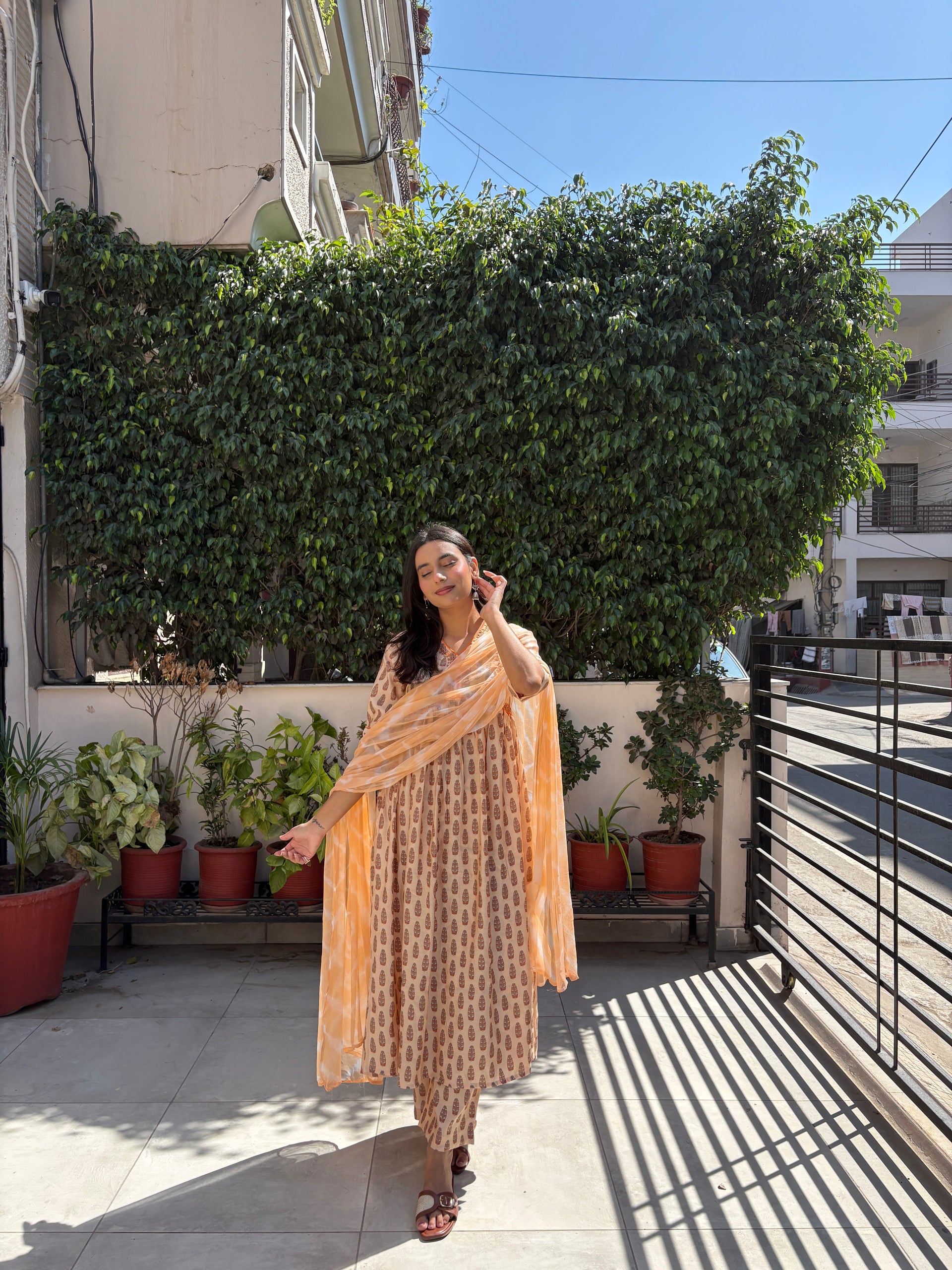 Noura Anarkali Set