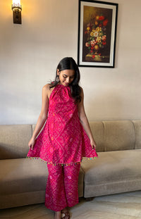 Gulnaar Bandhej Coord Set