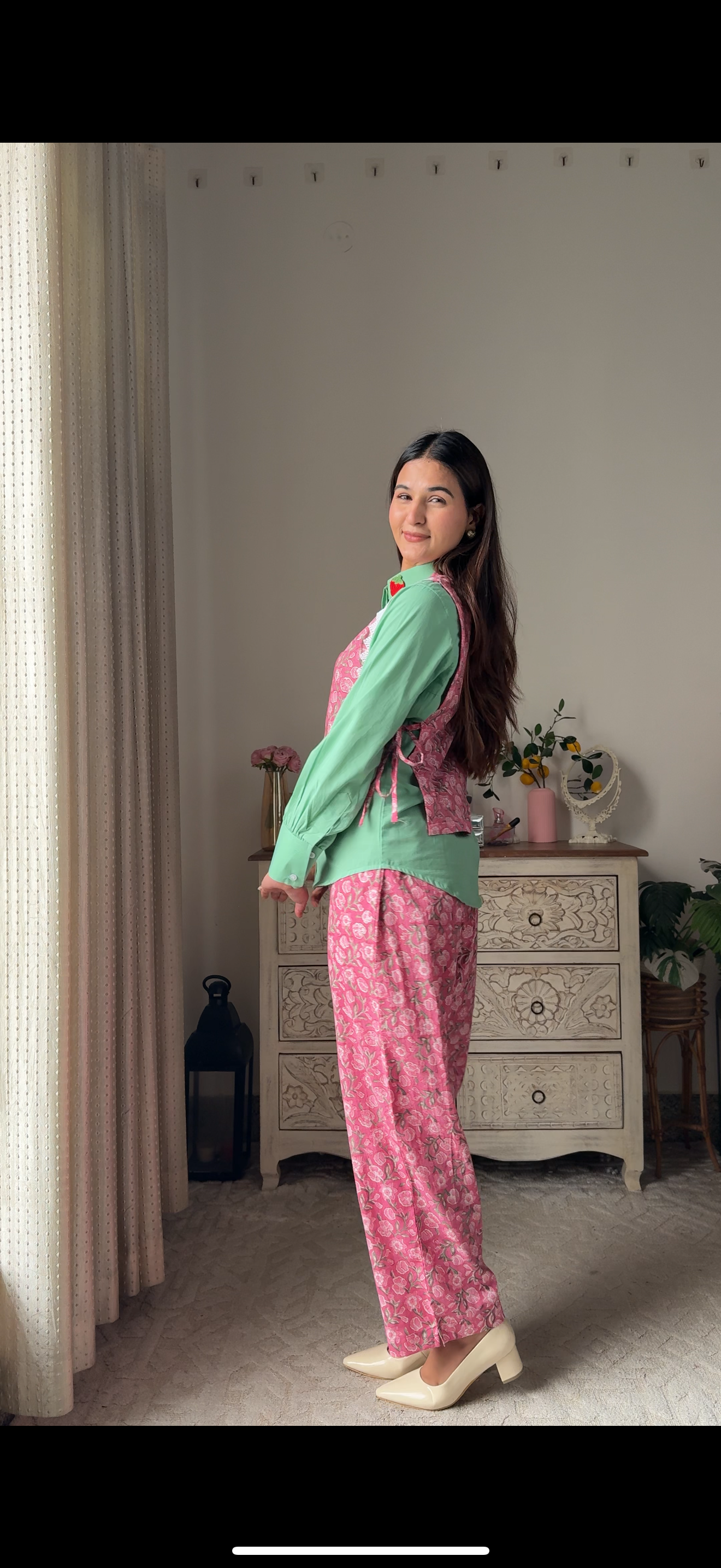 Jardin Rosé Shrug Style Coord Set