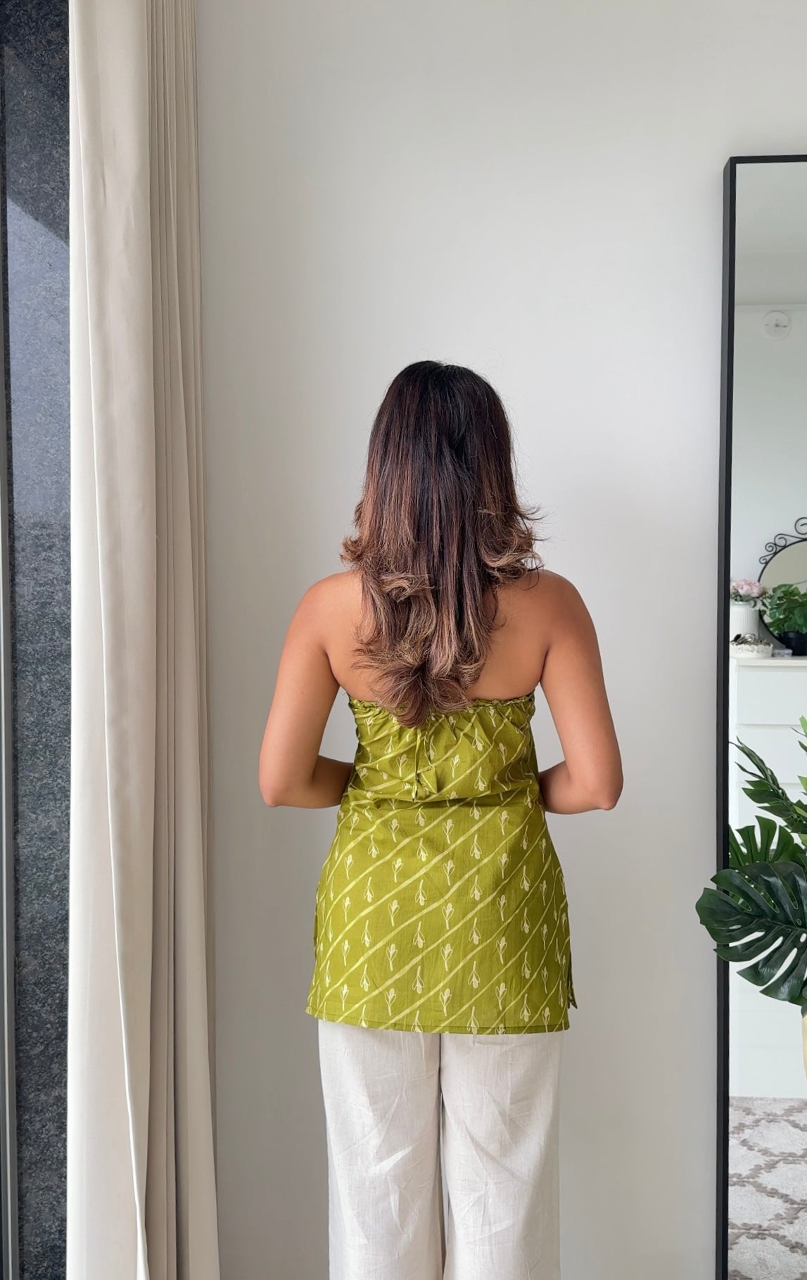 Sophia Green Sleeveless Top