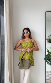 Sophia Green Sleeveless Top