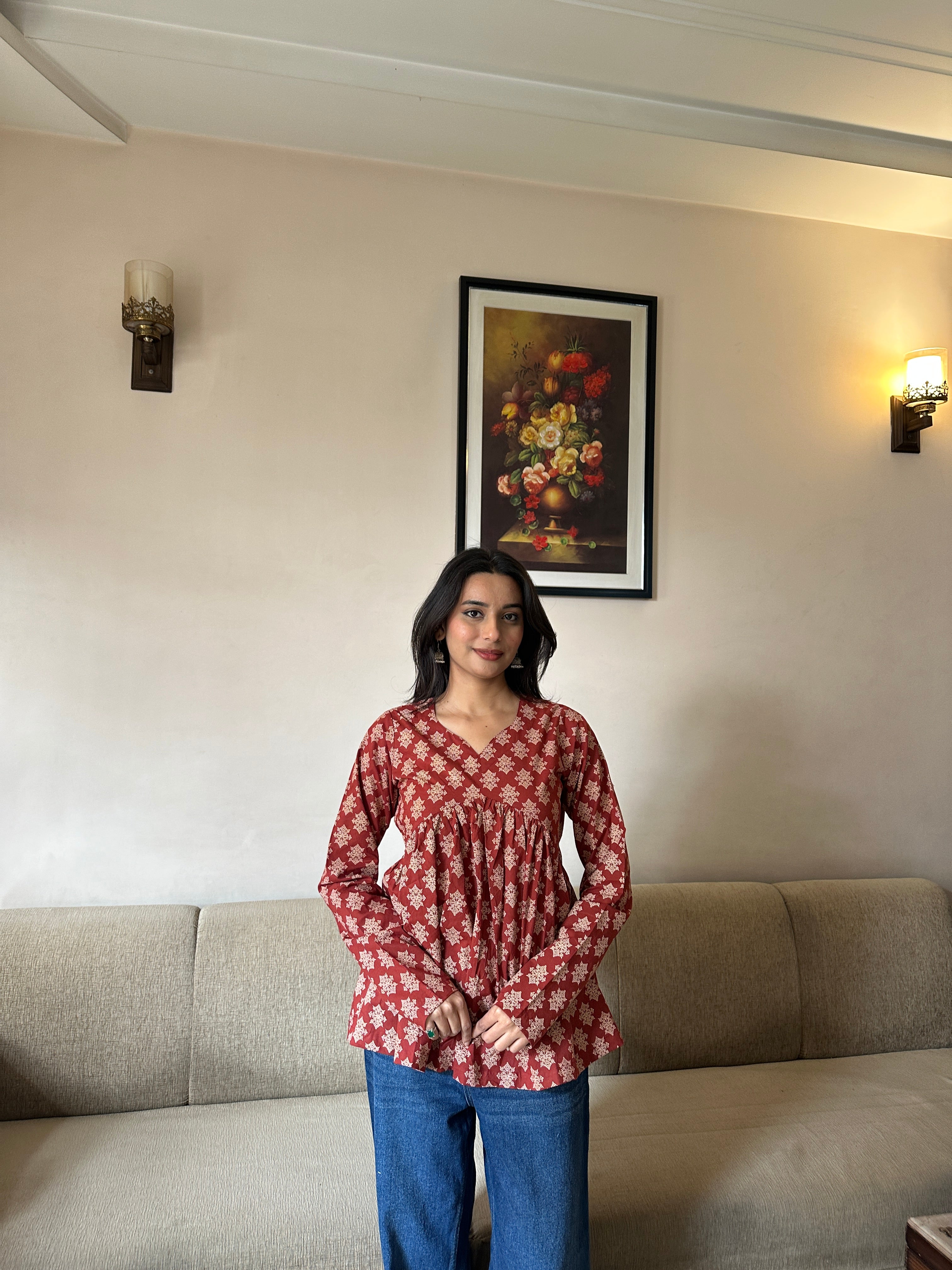 Iniyazh Cotton Top – Shaayra